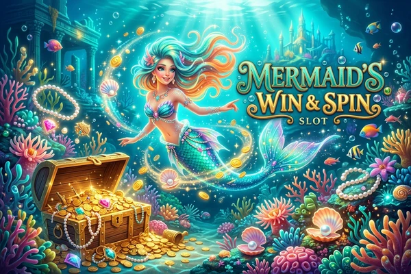 Mermaid's Win & Spin slot preview